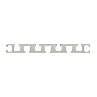 10-18018.5-0-48IN MODULAR SOLUTIONS EXTRUDED PROFILE<br>18.5MM X 180MM, CUT TO THE LENGTH OF 48 INCH